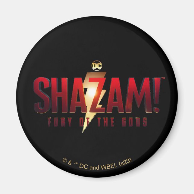 SHAZAM! Fury of the Gods | Fury of the Gods Logo Magnet (Front)
