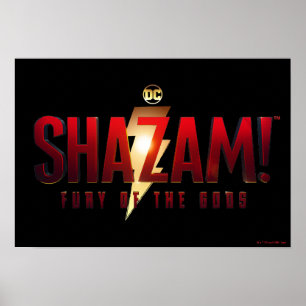 SHAZAM! Fury of the Gods Fury of the Gods Logo Poster