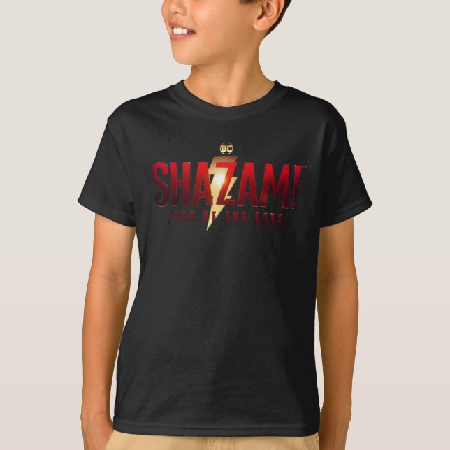SHAZAM! Fury of the Gods | Fury of the Gods Logo T-Shirt (Front)