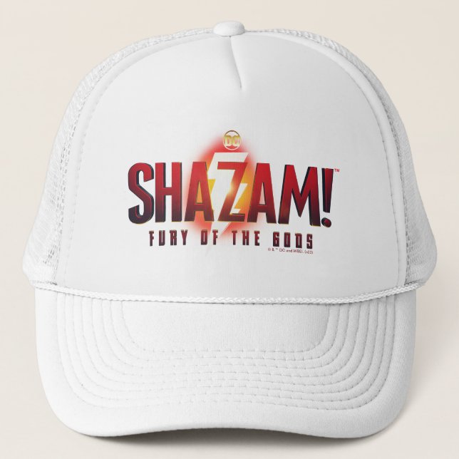 SHAZAM! Fury of the Gods | Fury of the Gods Logo Trucker Hat (Front)