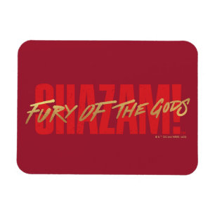 SHAZAM! Fury of the Gods Golden Marker Logo Magnet