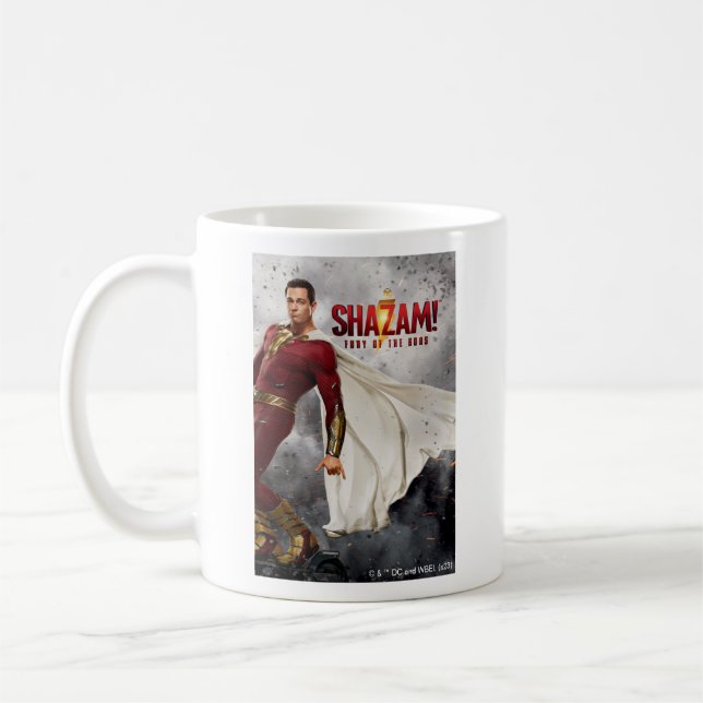 SHAZAM! Fury of the Gods | Hang Loose Movie Poster Coffee Mug (Left)