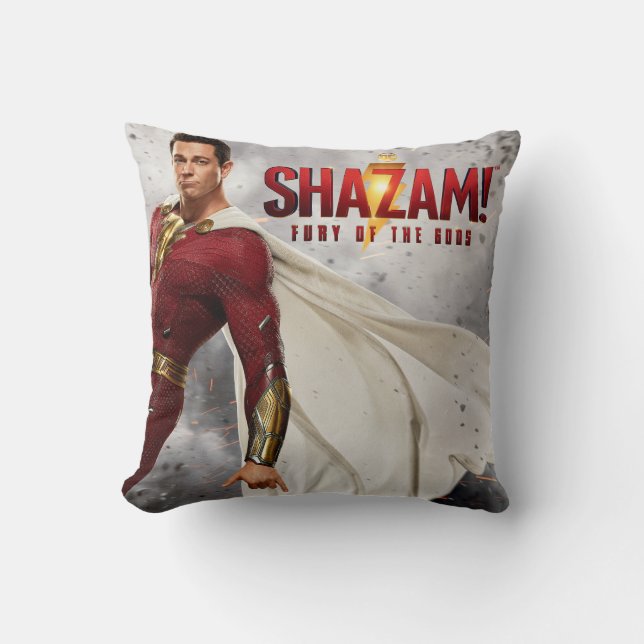 SHAZAM! Fury of the Gods | Hang Loose Movie Poster Cushion (Front)