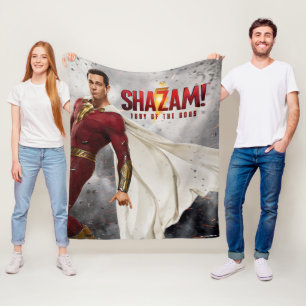 SHAZAM! Fury of the Gods Hang Loose Movie Poster Fleece Blanket