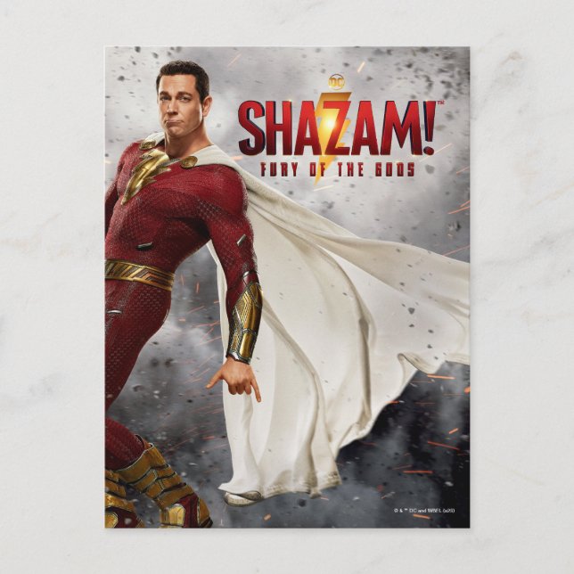 SHAZAM! Fury of the Gods | Hang Loose Movie Poster Postcard (Front)