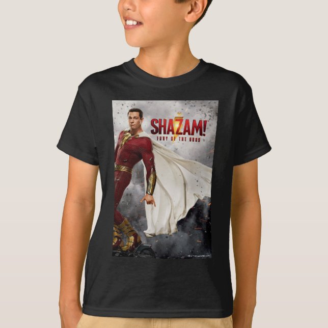 SHAZAM! Fury of the Gods | Hang Loose Movie Poster T-Shirt (Front)
