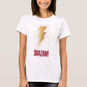 SHAZAM! Fury of the Gods   Lightning Bolt Badge T-Shirt