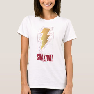 SHAZAM! Fury of the Gods | Lightning Bolt Badge T-Shirt