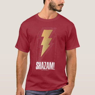 SHAZAM! Fury of the Gods | Lightning Bolt Badge T-Shirt