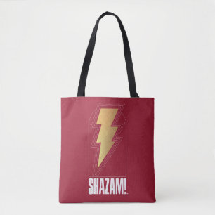 SHAZAM! Fury of the Gods Lightning Bolt Badge Tote Bag