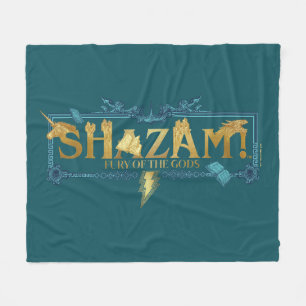 SHAZAM! Fury of the Gods   Mythical Logo Fleece Blanket