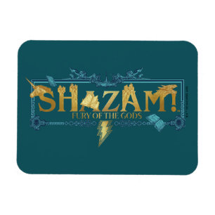 SHAZAM! Fury of the Gods Mythical Logo Magnet