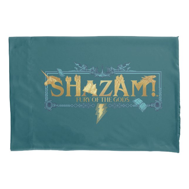 SHAZAM! Fury of the Gods | Mythical Logo Pillowcase (Front)