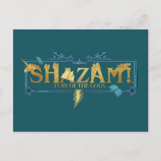 SHAZAM! Fury of the Gods | Mythical Logo Postcard