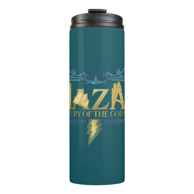SHAZAM! Fury of the Gods | Mythical Logo Thermal Tumbler (Front)