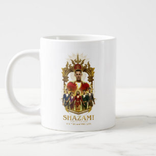 SHAZAM! Fury of the Gods   Ornate SHAZAMily Frame Large Coffee Mug