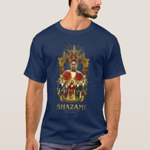 SHAZAM! Fury of the Gods   Ornate SHAZAMily Frame T-Shirt
