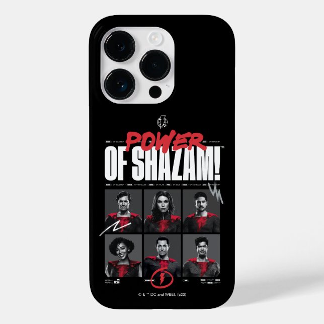 SHAZAM! Fury of the Gods | Power of SHAZAM Group Case-Mate iPhone Case (Back)