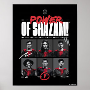 SHAZAM! Fury of the Gods   Power of SHAZAM Group Poster