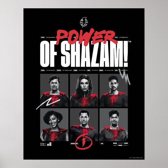 SHAZAM! Fury of the Gods | Power of SHAZAM Group Poster (Front)