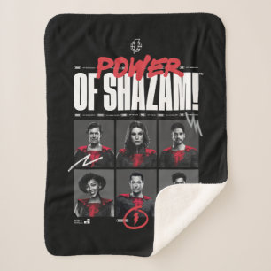 SHAZAM! Fury of the Gods   Power of SHAZAM Group Sherpa Blanket