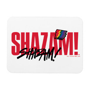 SHAZAM! Fury of the Gods   Rainbow Bolts Logo Magnet