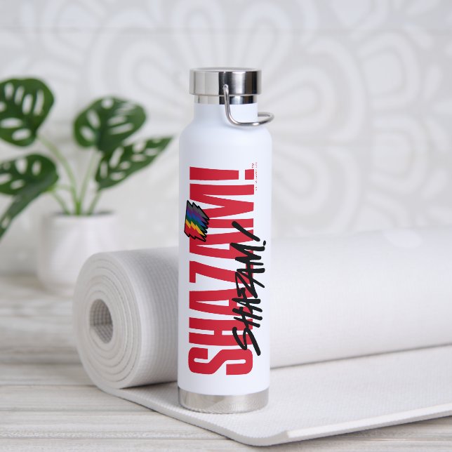 SHAZAM! Fury of the Gods | Rainbow Bolts Logo Water Bottle (Yoga)