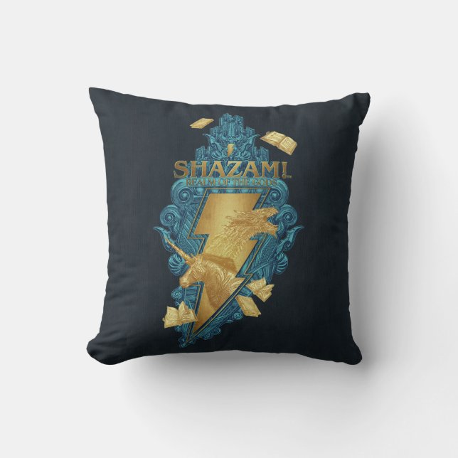 SHAZAM! Fury of the Gods | Realm of the Gods Logo Cushion (Front)