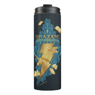 SHAZAM! Fury of the Gods   Realm of the Gods Logo Thermal Tumbler