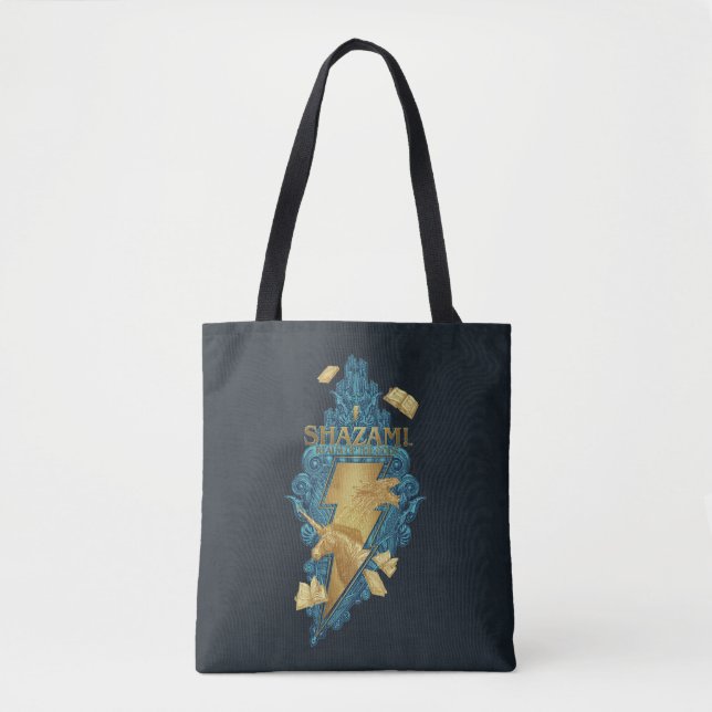 SHAZAM! Fury of the Gods | Realm of the Gods Logo Tote Bag (Front)