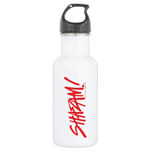 SHAZAM! Fury of the Gods   Red Marker Logo 532 Ml Water Bottle