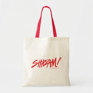 SHAZAM! Fury of the Gods   Red Marker Logo Tote Bag