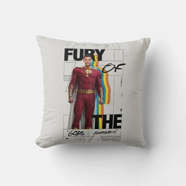 SHAZAM! Fury of the Gods | Retro Album Style Art Cushion (Front)