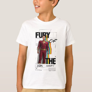 SHAZAM! Fury of the Gods Retro Album Style Art T-Shirt