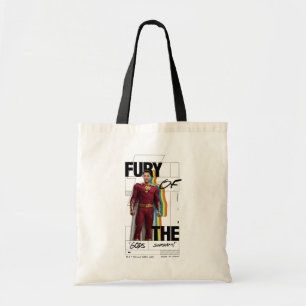 SHAZAM! Fury of the Gods   Retro Album Style Art Tote Bag