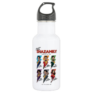 SHAZAM! Fury of the Gods   SHAZAMily Comic Bolts 532 Ml Water Bottle