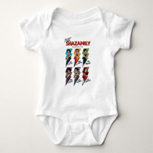 SHAZAM! Fury of the Gods SHAZAMily Comic Bolts Baby Bodysuit
