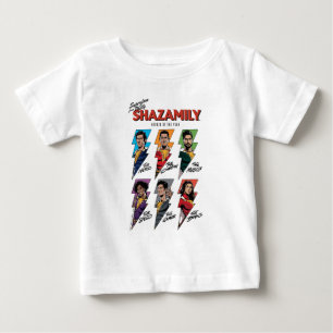 SHAZAM! Fury of the Gods   SHAZAMily Comic Bolts Baby T-Shirt