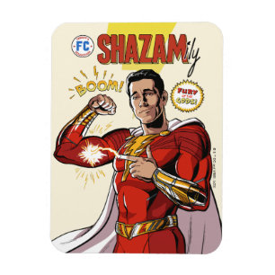 SHAZAM! Fury of the Gods SHAZAMily Comic Cover Magnet