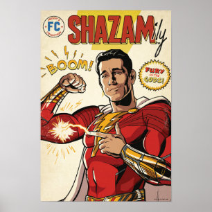 SHAZAM! Fury of the Gods   SHAZAMily Comic Cover Poster