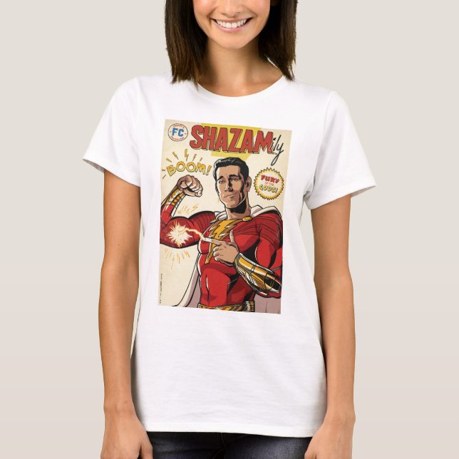 SHAZAM! Fury of the Gods | SHAZAMily Comic Cover T-Shirt (Front)
