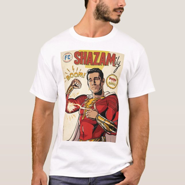 SHAZAM! Fury of the Gods | SHAZAMily Comic Cover T-Shirt (Front)
