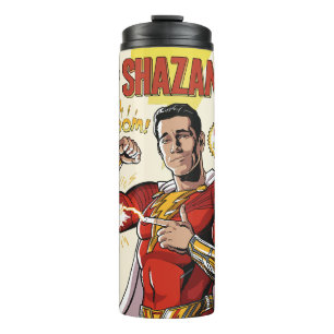 SHAZAM! Fury of the Gods SHAZAMily Comic Cover Thermal Tumbler