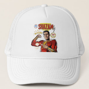 SHAZAM! Fury of the Gods   SHAZAMily Comic Cover Trucker Hat
