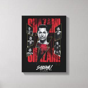 SHAZAM! Fury of the Gods   SHAZAMily Group Canvas Print