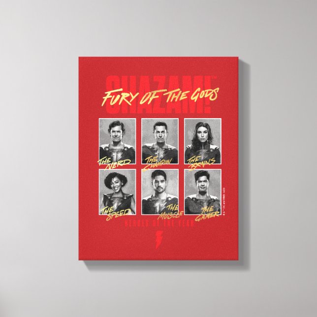 SHAZAM! Fury of the Gods | SHAZAMily Yearbook Canvas Print (Front)