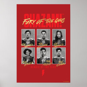 SHAZAM! Fury of the Gods   SHAZAMily Yearbook Poster