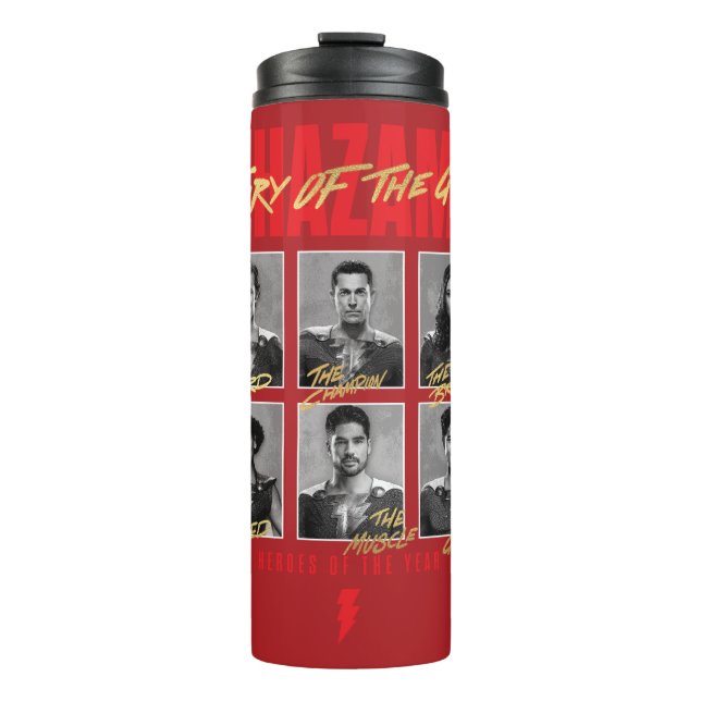 SHAZAM! Fury of the Gods | SHAZAMily Yearbook Thermal Tumbler (Front)
