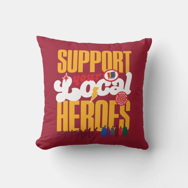 SHAZAM! Fury of the Gods | Support Local Heroes Cushion (Front)