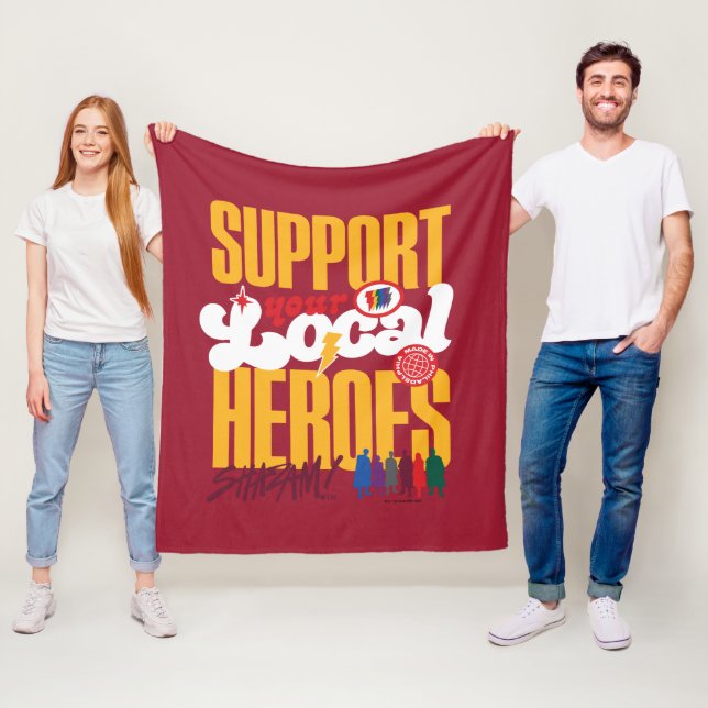 SHAZAM! Fury of the Gods | Support Local Heroes Fleece Blanket (In Situ)